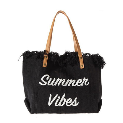 Fashionable Beach Bag – Oversized Travel Tote for Pool, Picnic & Vacation